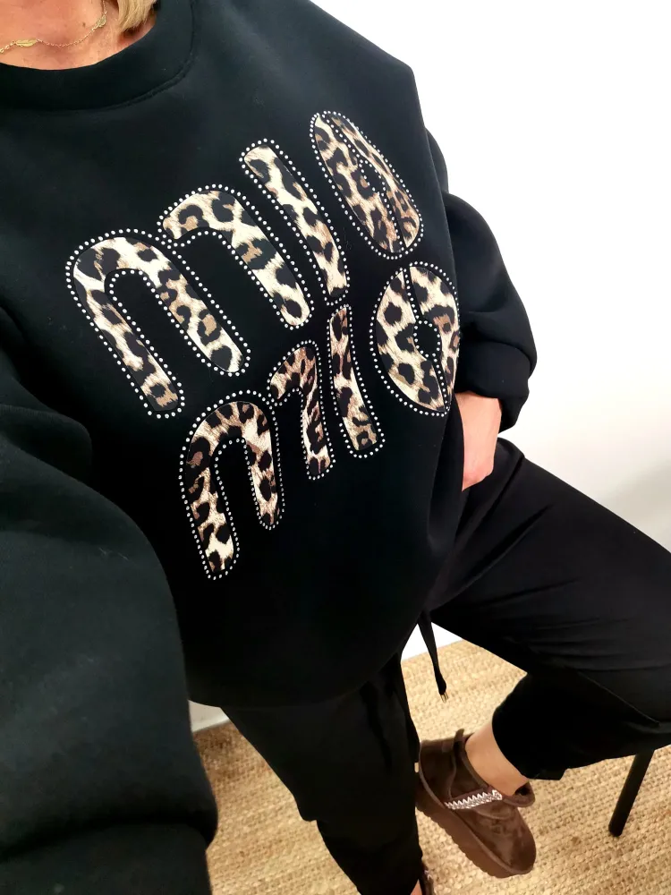 Bluza Black Bawełniana MIO MIO