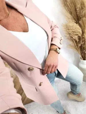 Marynarka bez zapięcia Powder Pink