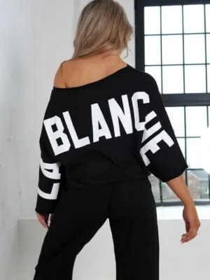 Komplet logowany Black/White
