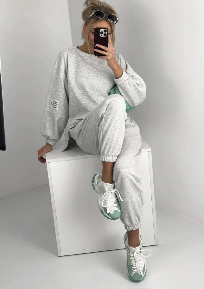 Komplet dresowy Azara Grey melange