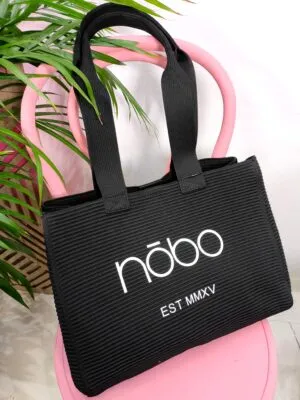Torebka shopper Black/White Nobo