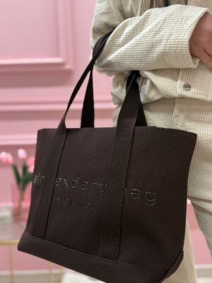 Torebka Midi shopper Brązowa