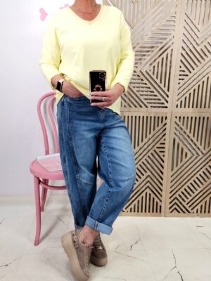 Bluzka Bawełniana Yellow