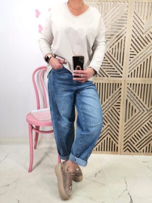 Bluzka Bawełniana Beige