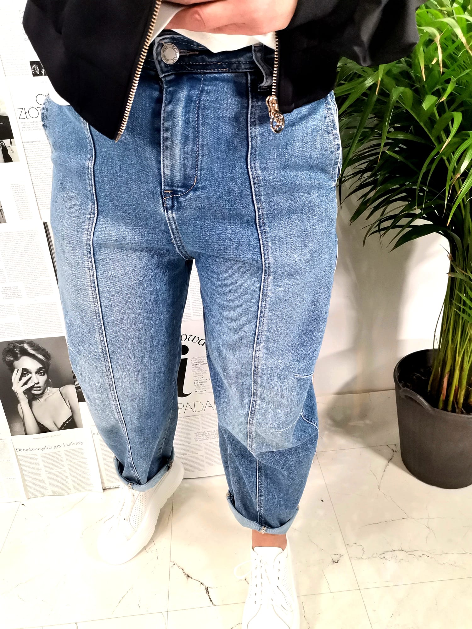 Spodnie jeans Sofii Ballon