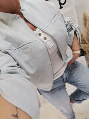 Kurtka Gaia Milk baby blue
