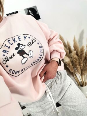 Bluza Powder pink Mickey
