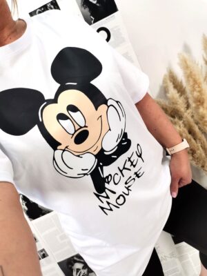 T-shirt tunika Miki Biały