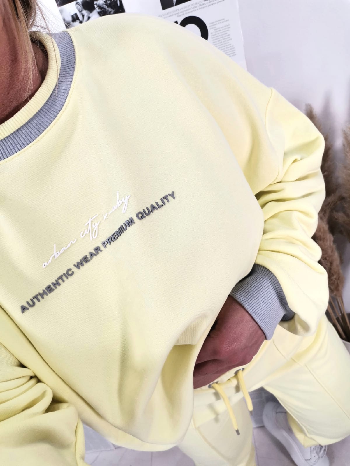 Komplet Dresowy Yellow/Grey - obrazek 2