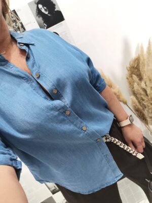 Koszula denim lyocell