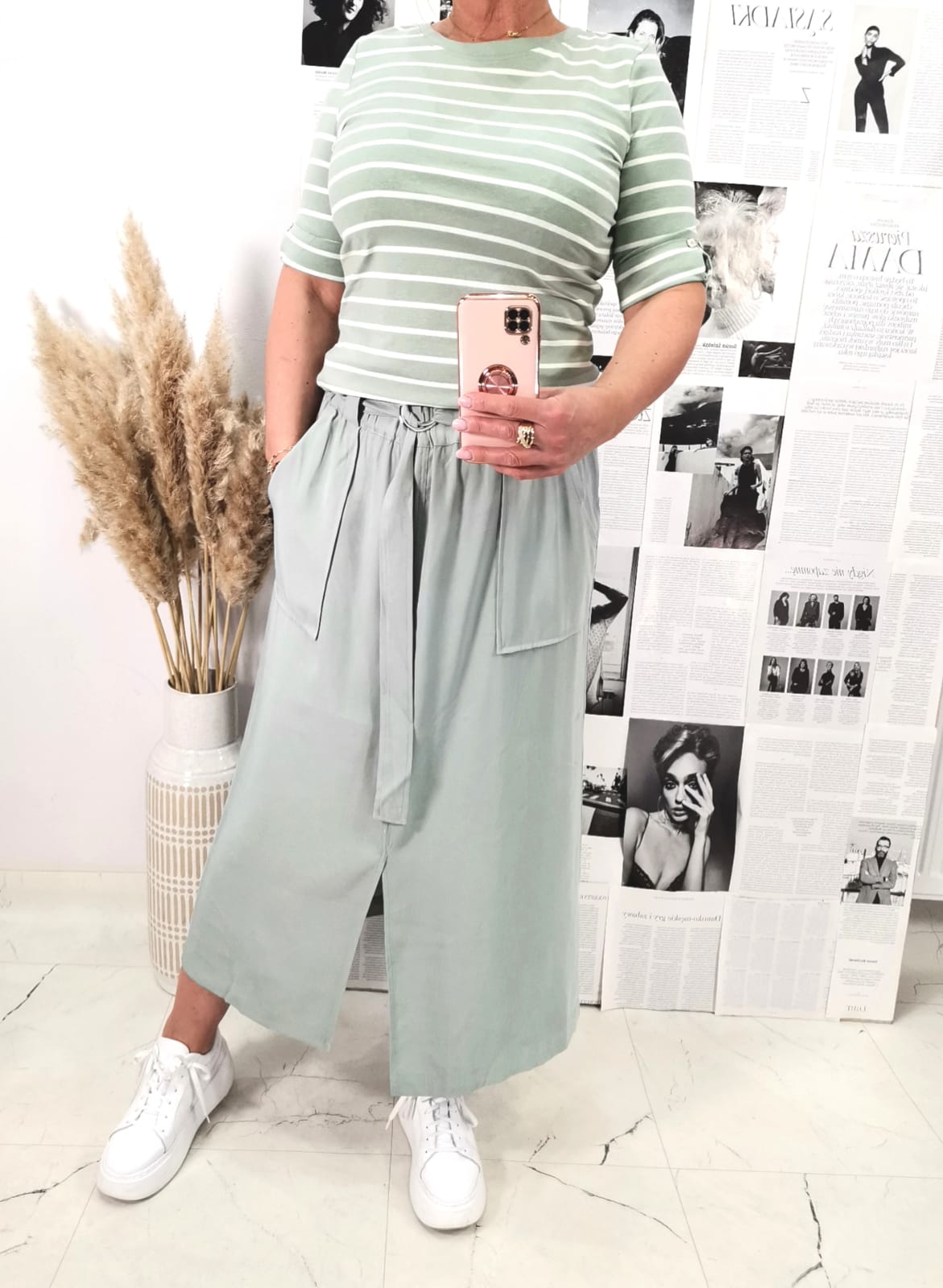 Bluzka Moodo Milky Green - obrazek 6