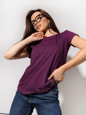 T-shirt Basic Plum