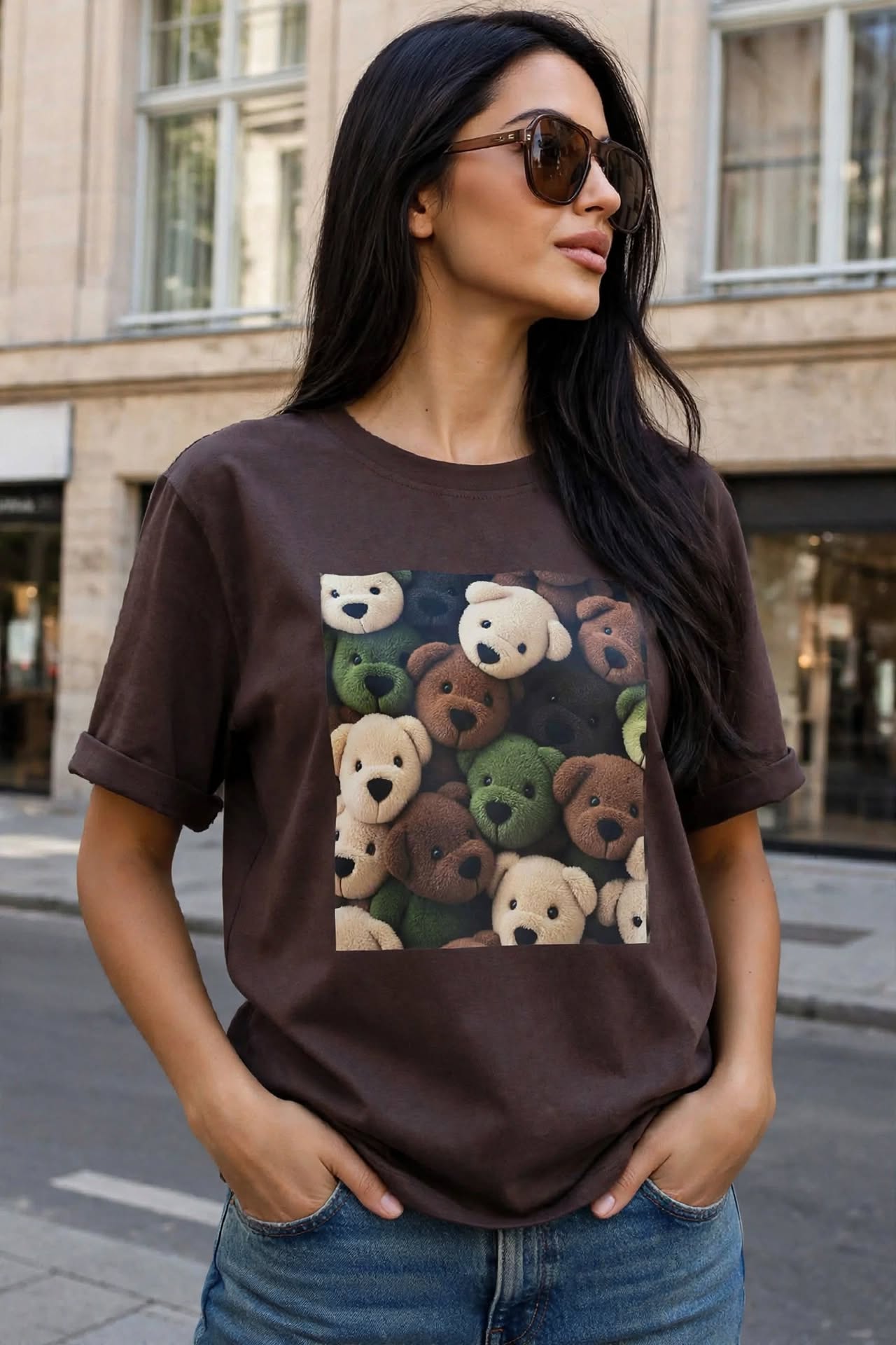 T-shirt Brąz Misie - obrazek 2